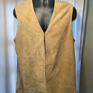Levi Vintage Clothing Suede Duster Vest